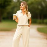 2-Delig Short Sleeve Set