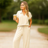 2-Delig Short Sleeve Set