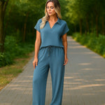 2-Delig Short Sleeve Set