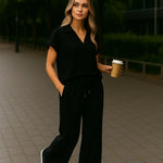 2-Delig Short Sleeve Set