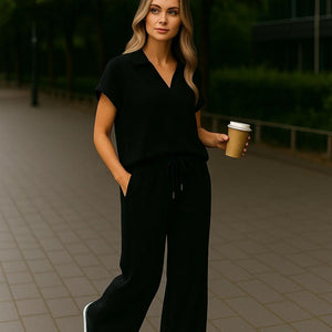 2-Delig Short Sleeve Set