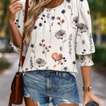3/4‑Mouw Blouse