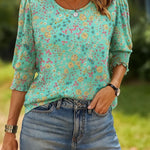 3/4‑Mouw Blouse