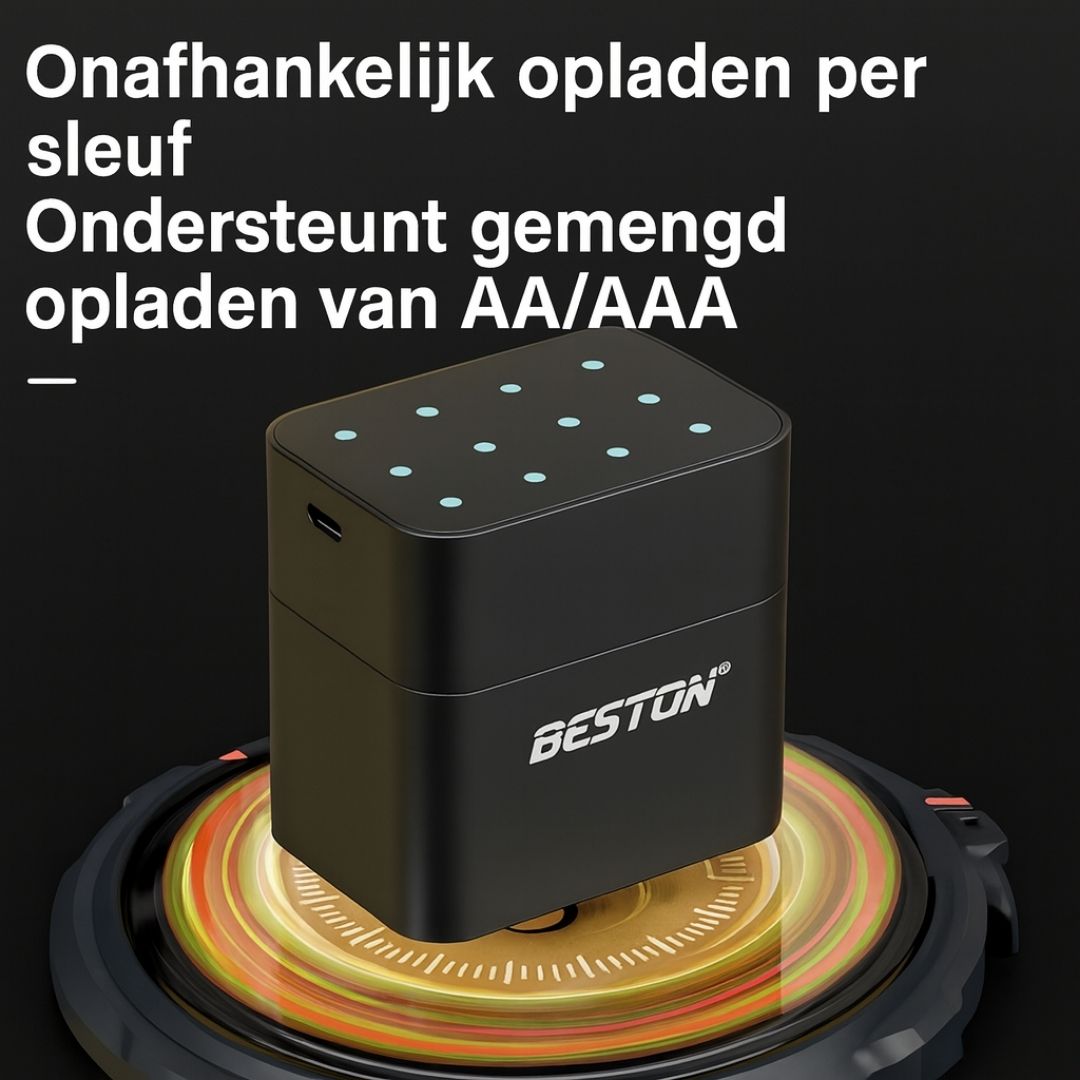 Batterijen oplaadstation