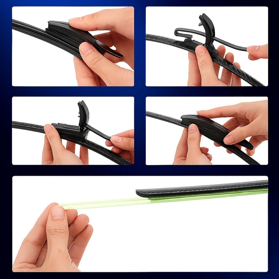 Carbon Fiber Stille Ruitenwissers