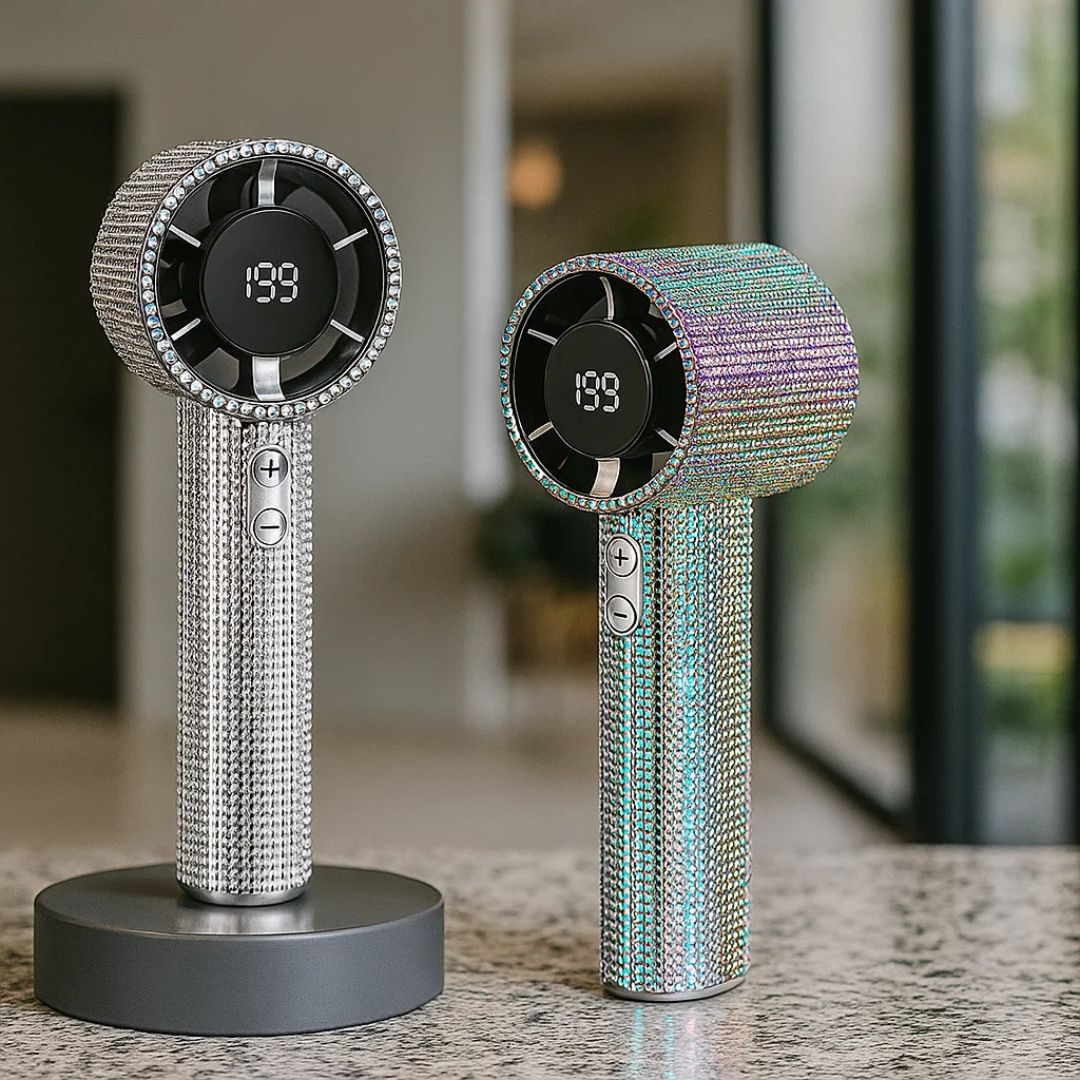S5 Draagbare Ventilator met Diamantstijl – Oplaadbaar