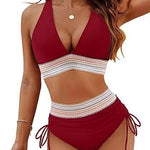 Hoog getailleerde bikinisets met afslankend effect
