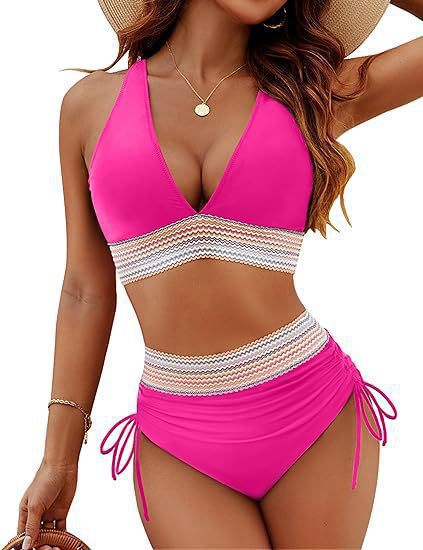 Hoog getailleerde bikinisets met afslankend effect