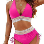 Hoog getailleerde bikinisets met afslankend effect