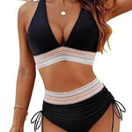 Hoog getailleerde bikinisets met afslankend effect
