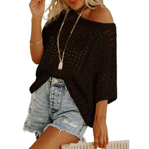 Off-Shoulder Sweater
