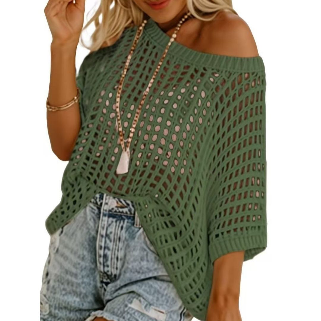Off-Shoulder Sweater