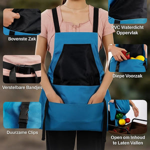 Schort met opvangzak