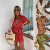 Wickel Jumpsuit met V-Hals